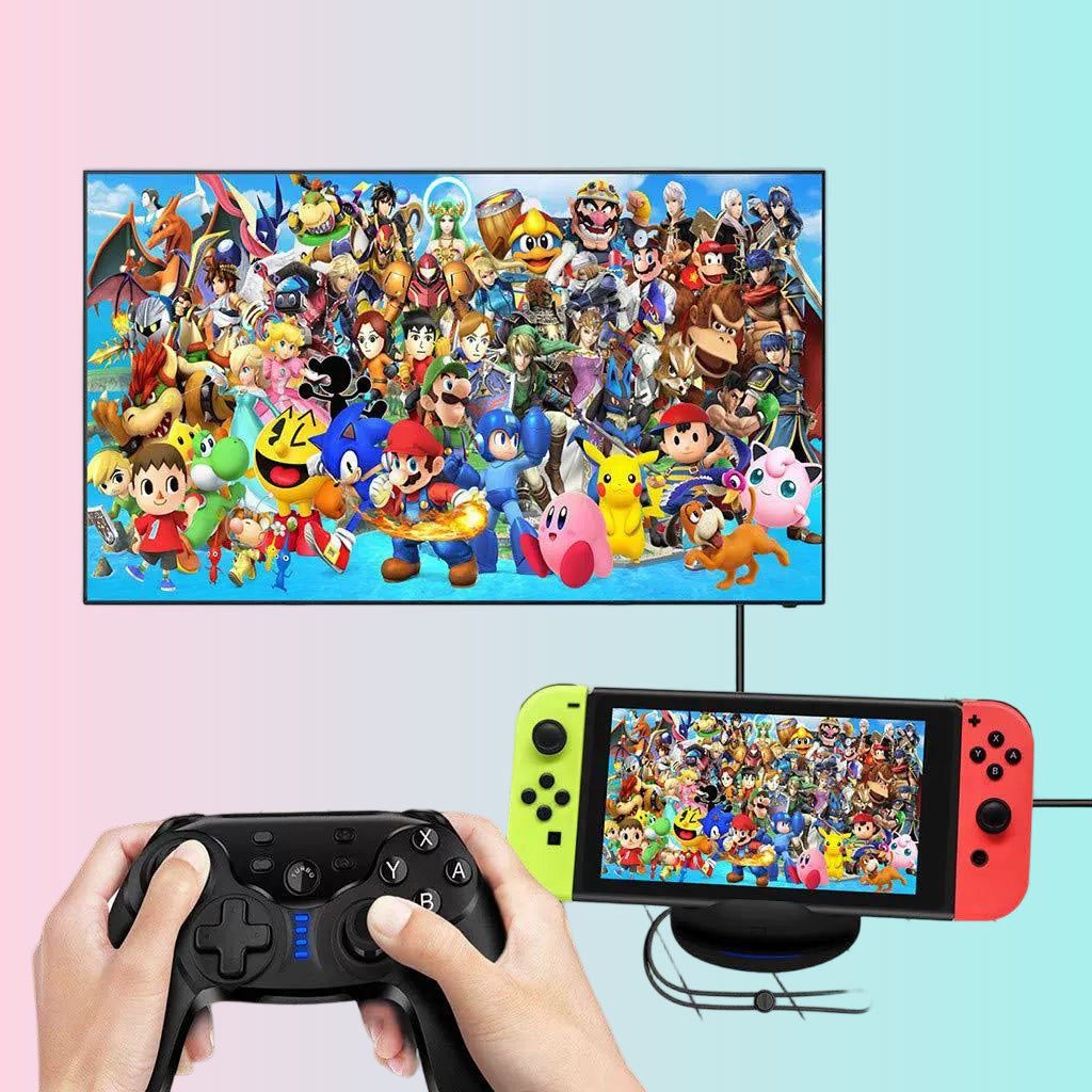 Estación HDMI para Switch, Estación portátil para Switch, Estación de refrigeración y carga para Nintendo Switch, Adaptador 0450