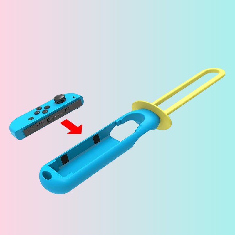 Paquete de control de movimiento para Switch Sports: control 10 en 1, correas para la muñeca, sable de luz y raqueta de tenis – HBS-477
