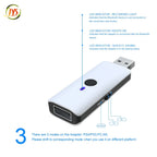 Universal Controller Adapter for PS5, PS4, Switch, PC, and PS3 - Supports Wired & Wireless Conversion JYS-P5119