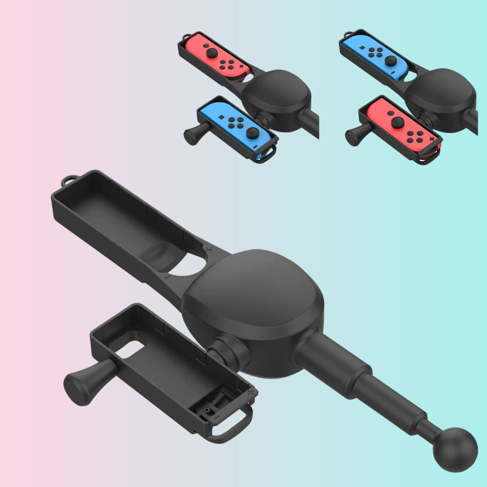 Caña de pescar con controlador SWITCH para los mandos izquierdo y derecho Joy-Con de Nintendo Switch (caña de pescar con sensor de movimiento) JYS-NS192
