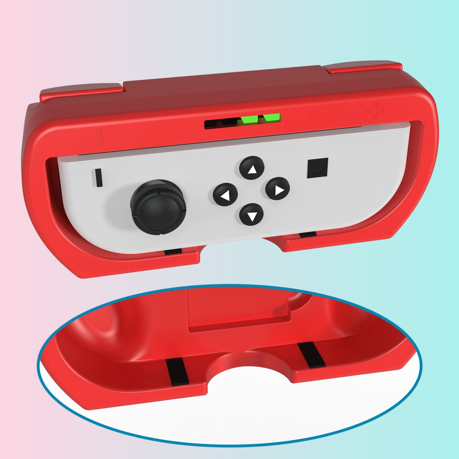 Volante Mario Kart para Switch/Switch OLED + set de agarre 2 en 1 para Joy-Con
