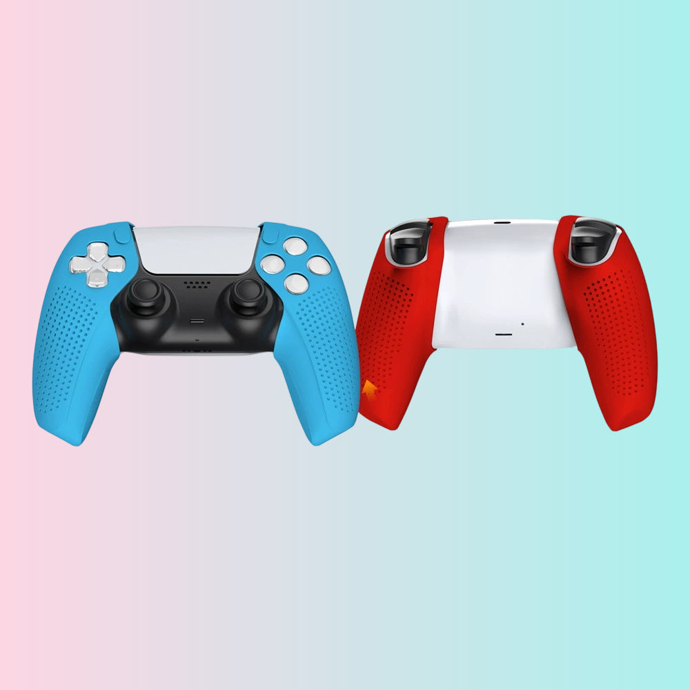 Funda de silicona para controlador de PS5_Funda de silicona dividida para controlador de PS5_Funda protectora a prueba de polvo para controlador de PS5TP5-0559
