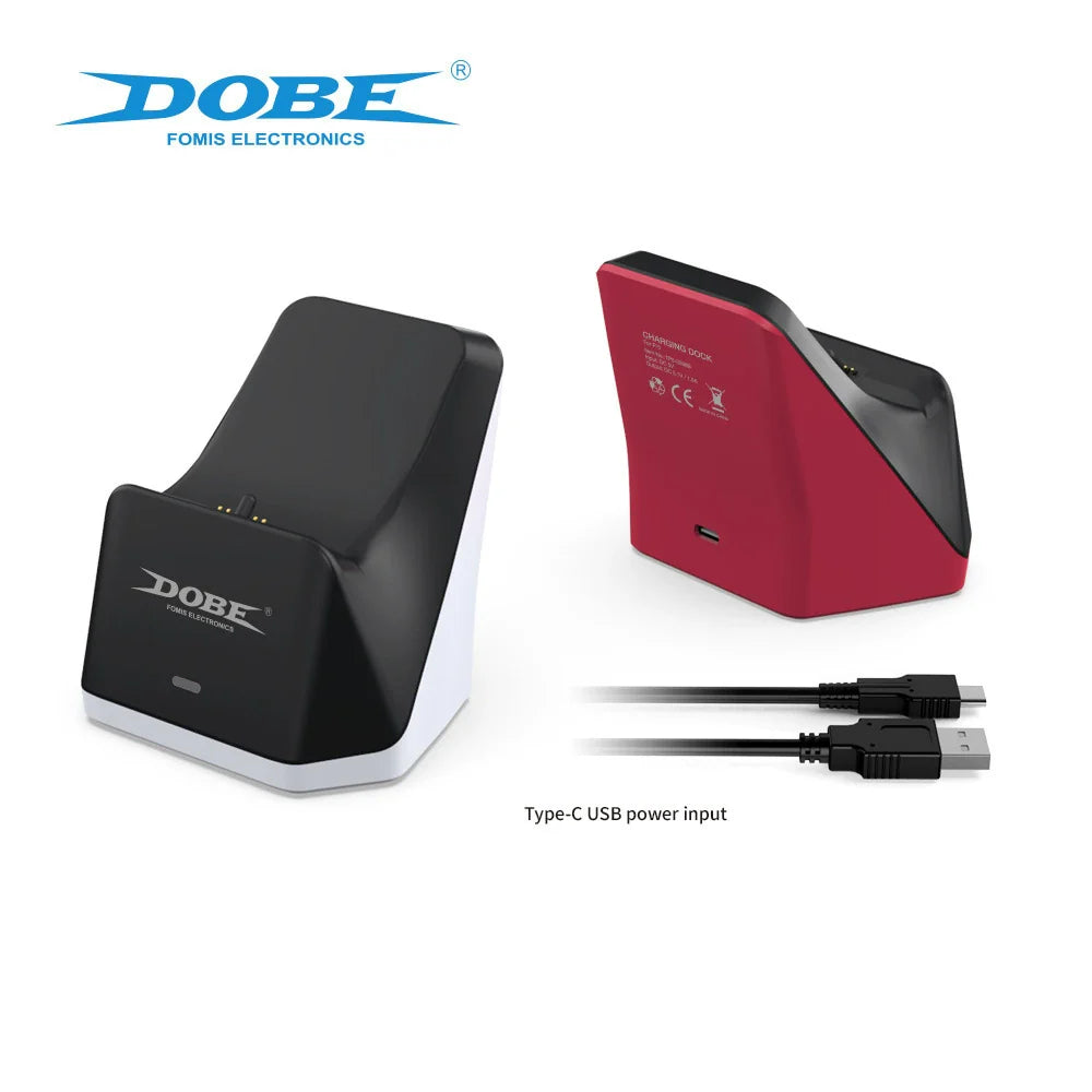 Cargador de base individual para mando de PS5, Cargador individual inalámbrico Bluetooth para mando de P5, Cargador de base individual para mando de PS5 TP5-0586
