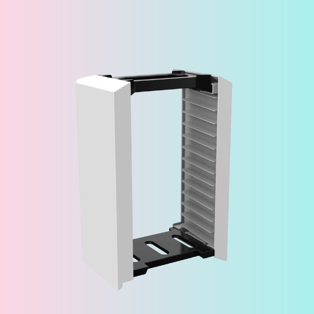 Soporte para discos de PS5, estante de almacenamiento para Xbox One, estuche para discos de juegos de Switch, soporte para 12 discos 12-en-1 TP5-0520