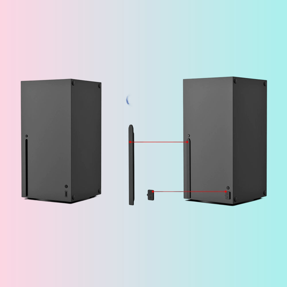Tapas Antipolvo para Consola Xbox_Compatible con Xbox Series X_Filtro Antipolvo para Consola Xbox_Set-TYX-2607