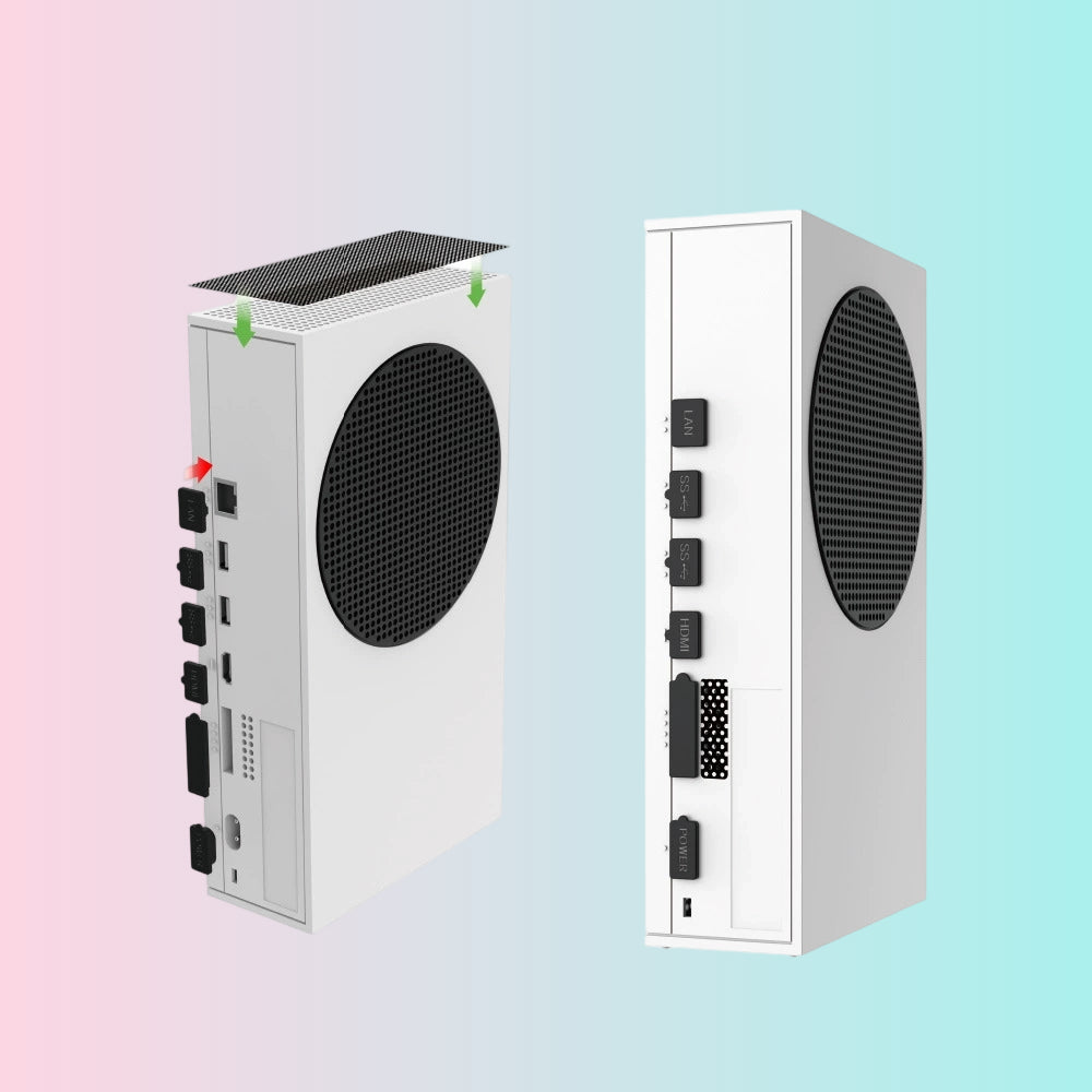 Juego de filtros y tapones antipolvo para consola Xbox Series S TYX-0669