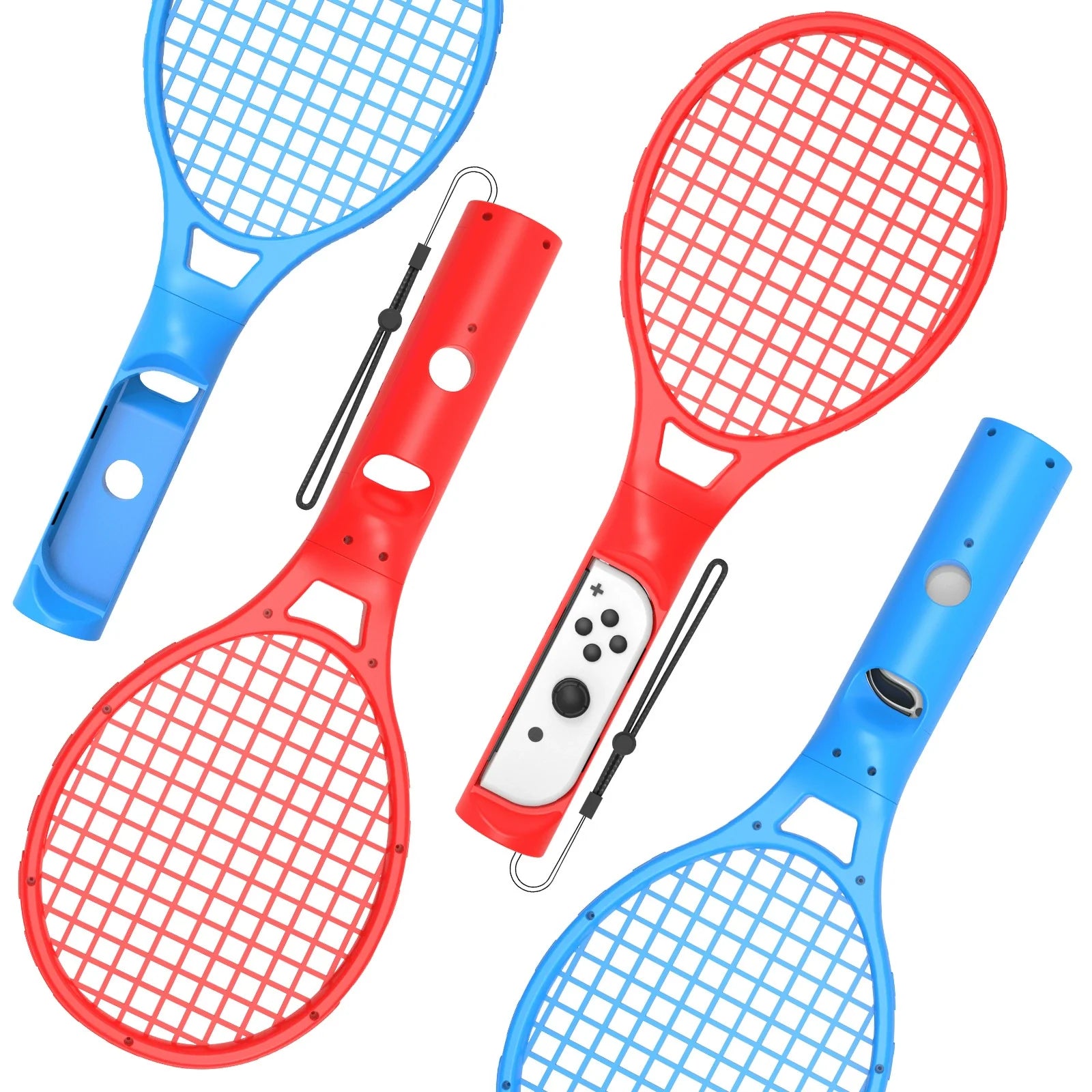 Raqueta de tenis Switch Sports para Nintendo Switch NS | Raqueta de tenis con control de movimiento de Mario para Nintendo Switch NS | Raqueta de juego deportivo OLED