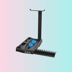 P5DE_UHD Console Multi-Function Cooling Stand with Disc Storage Rack and P5 Controller Dual Charging Dock with Headset Hook