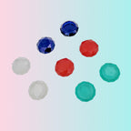 P5 Controller Diamond Pattern Caps | P5 Gaming Controller 3D Caps | Joystick Caps | P5 Keycaps (Set of 2)