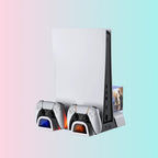 PS5 Console Cooling Stand_Dual Controller Charger_Multifunctional Disc Storage Rack for Console Base