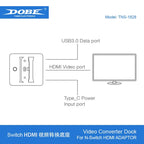 Switch_HDMI Video Adapter Dock, Portable TV Dock_Small-to-Large Screen Converter Adapter 1828