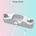 Oculus Quest 2 VR Headset Controller Magnetic Charging Dock with Battery Kit_VR Charging Dock Accessories