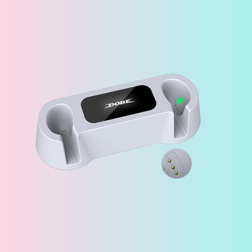 Cargador dual dedicado para controlador de VR Quest 2_Accesorio de carga rápida por contacto para controlador de VR para juegos-TY-18170