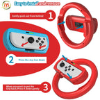 Switch_Switch_OLED Mario Kart Steering Wheel + 2-in-1 Joy-Con Grip Set