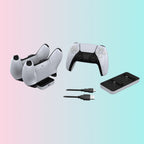 PS5 Dual Charger, PS5 Wireless Controller Dual Charging Stand, PS5 Controller Charging Dock, Wireless Controller Charger-TP5-0591
