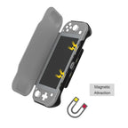 Switch Lite Back Clip Battery Case: PC + Leather Case, Battery 5000mAh, TNS-19151