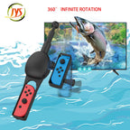 SWITCH Game Controller Fishing Rod for Nintendo Switch Joy-Con Left and Right Controllers (Motion-Sensing Fishing Rod) JYS-NS192