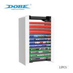 Soporte para discos de PS5, estante de almacenamiento para Xbox One, estuche para discos de juegos de Switch, soporte para 12 discos 12-en-1 TP5-0520