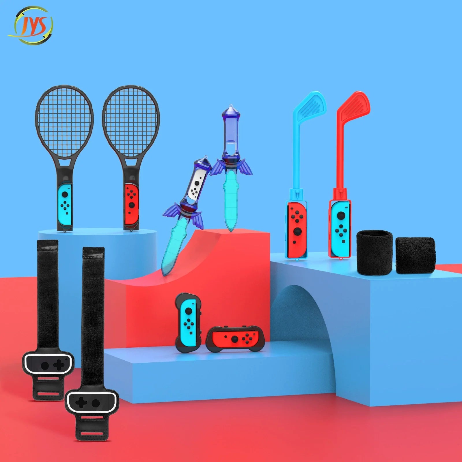 Switch_Oled Set de deportes con sensor de movimiento 12 en 1 Set de deportes con sensor de movimiento JYS-NS241
