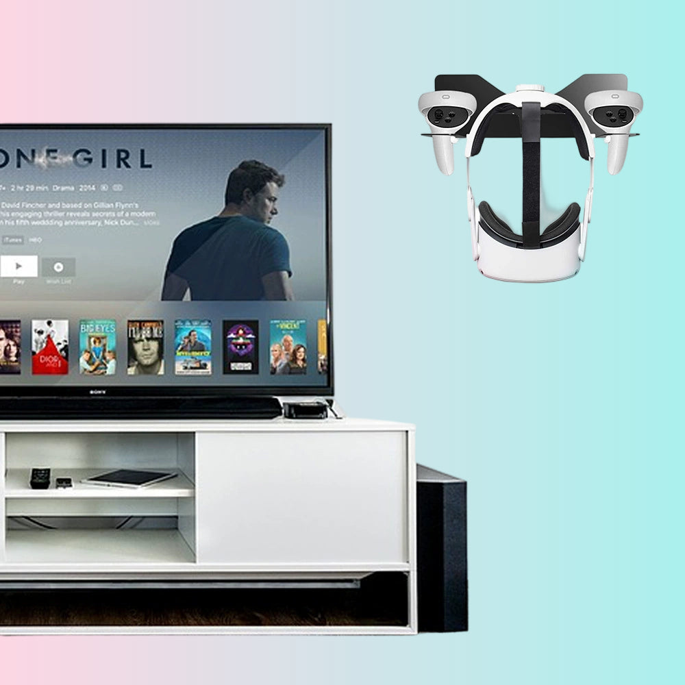 Soporte de pared Quest para auriculares de realidad virtual_Gancho para auriculares de PC/VR