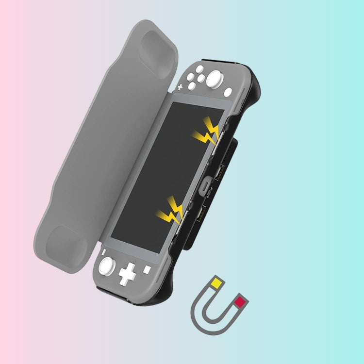 Funda de batería con clip trasero para Switch Lite: PC + funda de cuero, batería de 5000 mAh, TNS-19151