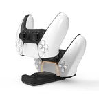 P5S Dual-Charging Dual-Dock PS5 Dual Controller Charging Dock PS5 Wireless Controller Charger HBP-262