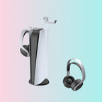 PS5 Console Wall Mount Headphone Storage Rack PS5 Side Mount Headset Holder TP5-0595