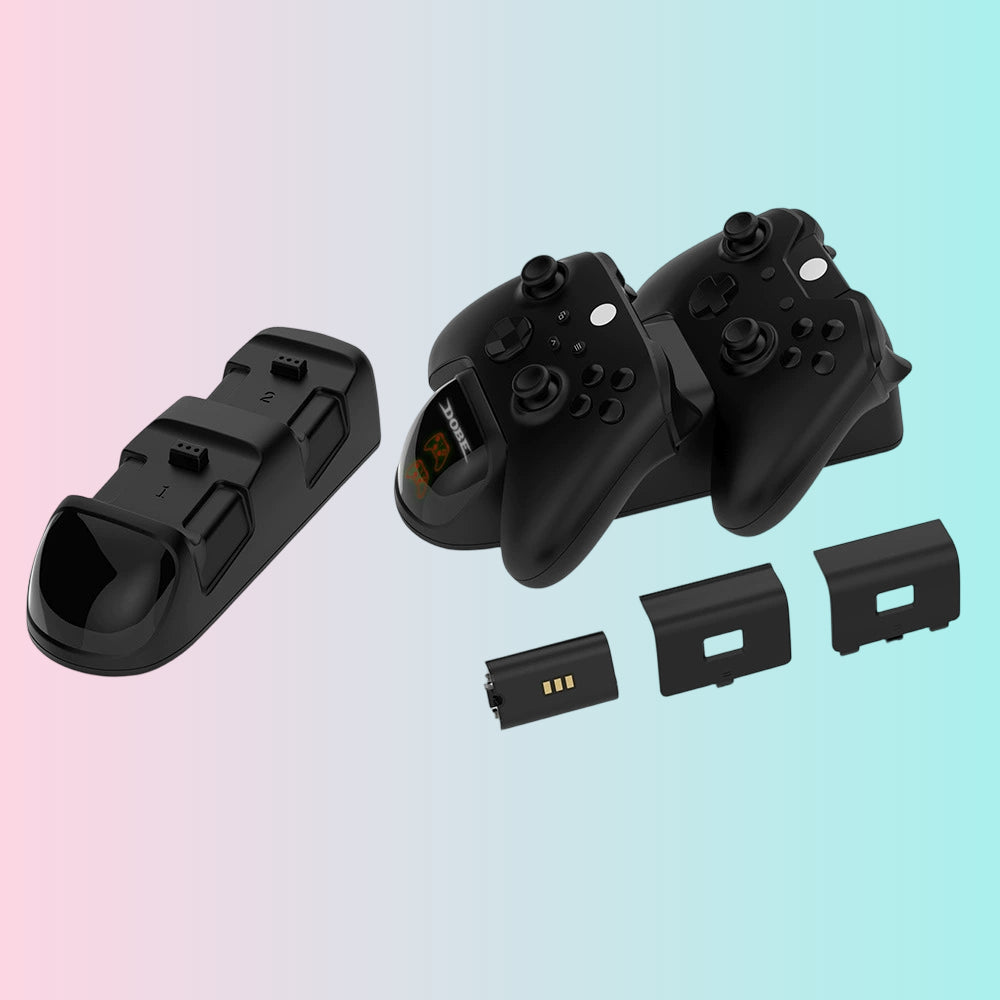 Base de carga y cargador de batería para controladores de Xbox Series S/X | Kit de base de carga y batería para Xbox One S/X - TYX-1623