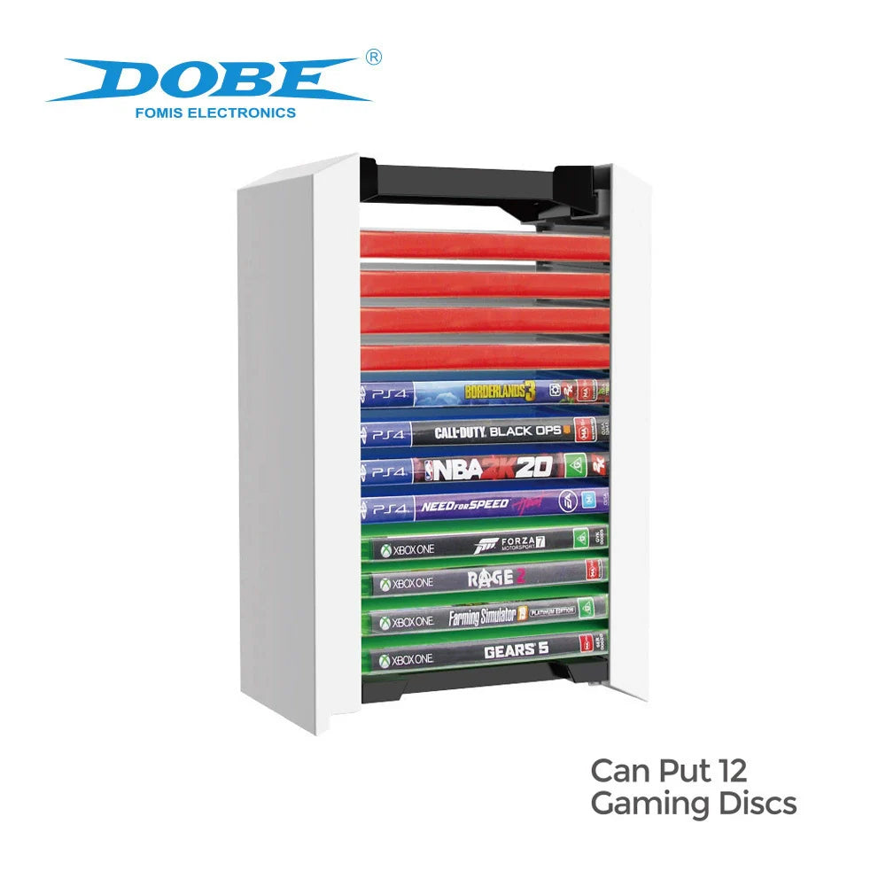 Soporte de discos de juego para PS5_Cargador de mandos de PS5_Juego de accesorios para PS5 TP5-1545