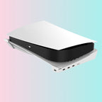 PS5 Disc Edition Horizontal Storage Stand; PS5 Digital Edition Portable Stand with 4 USB Ports-PG-P5032