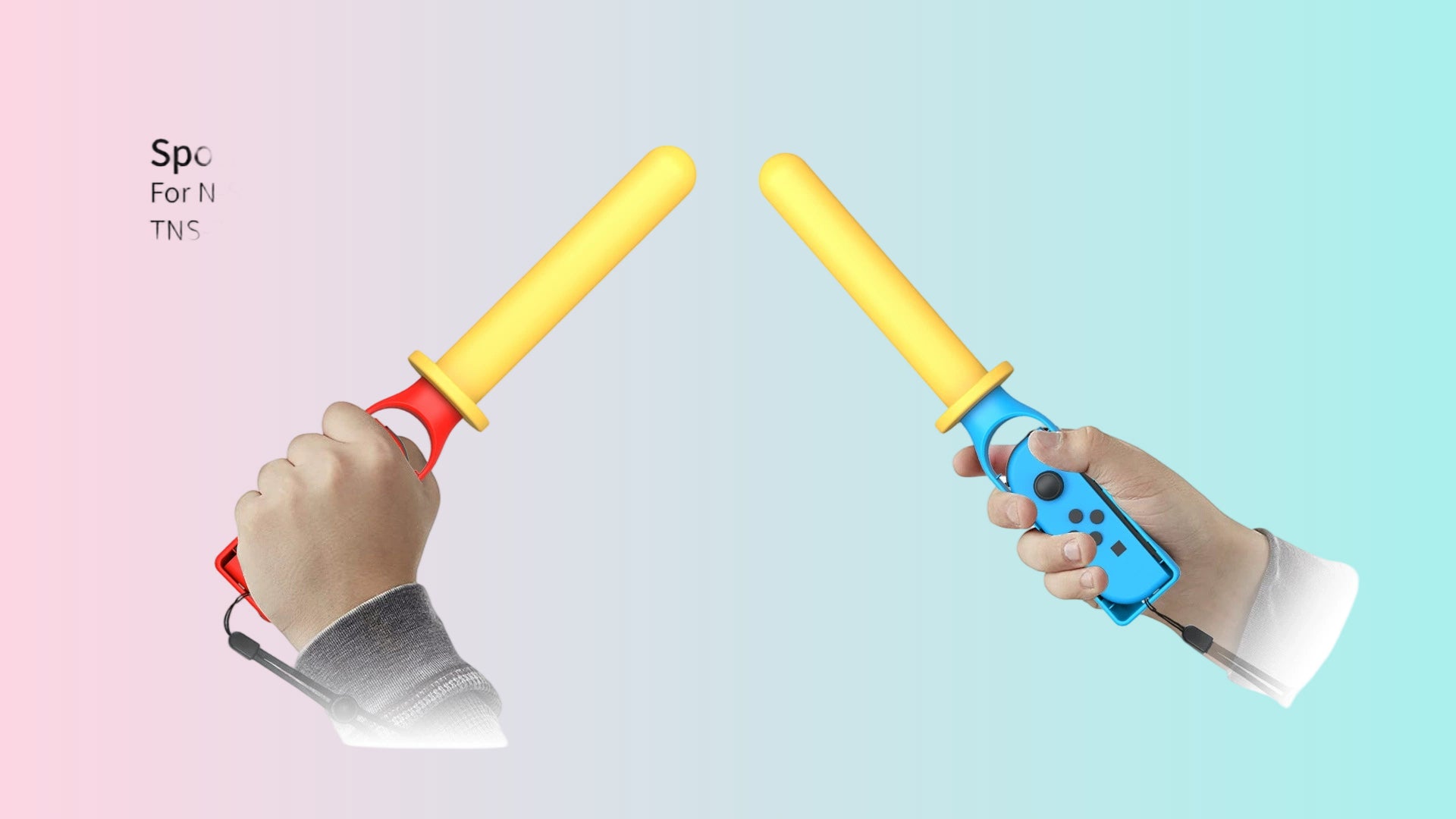 Agarres de esgrima para el Switch Mini Controller: agarres de sable de luz para los controles izquierdo y derecho de Switch OLED (paquete de 2)2128