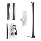 PS5 Console Wall Mount Hook Set_PS5_NS_P4_Xbox Series Controller Headphone Holder-JYS-P5149