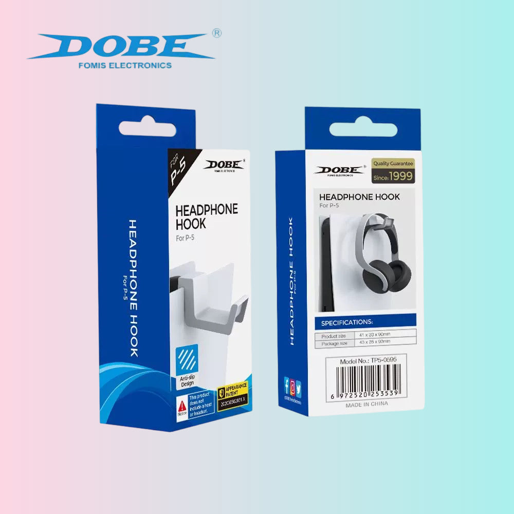 Soporte de pared para consola PS5, rack de almacenamiento para auriculares, soporte lateral para auriculares PS5 TP5-0595