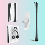 PS5 Console Wall Mount Hook Set_PS5_NS_P4_Xbox Series Controller Headphone Holder-JYS-P5149