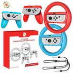 Switch_Switch_OLED Mario Kart Steering Wheel + 2-in-1 Joy-Con Grip Set