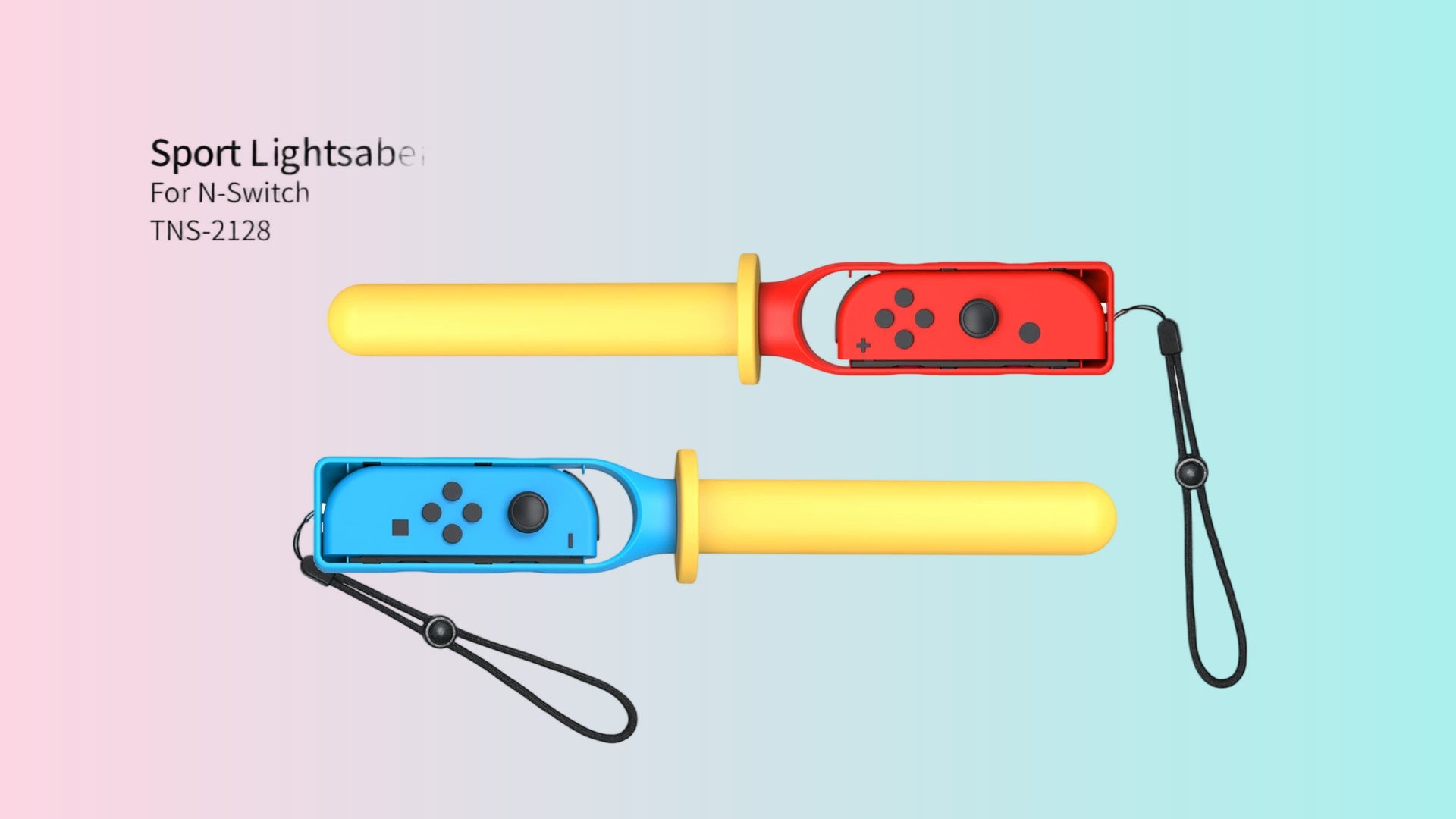 Agarres de esgrima para el Switch Mini Controller: agarres de sable de luz para los controles izquierdo y derecho de Switch OLED (paquete de 2)2128