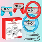 Switch_Switch_OLED Mario Kart Steering Wheel + 2-in-1 Joy-Con Grip Set