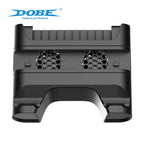P4_Slim Multi-Function Gaming Console Cooling Fan Stand, Dual-Port Charger, and Cooling Fan Accessories