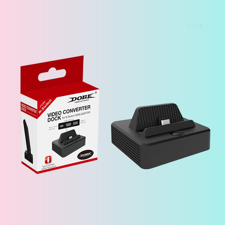 Adaptador HDMI Switch Dock, Base de TV portátil Adaptador convertidor de pantalla pequeña a grande 1828