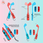 Switch 9-in-1 Sports Set: Tennis Racket + Golf Club + Yoga Ring Wristband + Gaming Lightsaber ns236